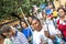 Faithful celebrate the Holy Day Expedito in Santo Expedito church, in the neighborhood of Light