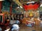 Faithful praying inside one of the colorful Buddhist temples in Beomeosa. Busan, Korea