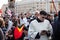 Faithful Praying During The Mass