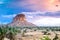 Fajada Butte in Chaco Culture National Historical Park, New Mexico, USA