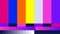 Fake abstract No Signal TV retro television test pattern for creative work. Color RGB Bars vector Illustration