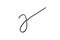 Fake hand drawn Autographs as simple squiggle. Handwritten minimalist Signature scribble for business certificate or letter.