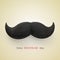 Fake moustache day