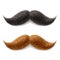 Fake mustaches