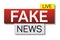 Fake news banner