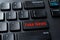 Fake News enter key on the black pc keyboard. Spread false information in the media concept. Propaganda, manipulation and hoax on