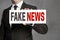 Fake News label is held by businessman