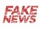 Fake News Rubber Stamp in Vector isolated