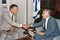 Fake TV Prime Minister Meets Prime Minister Yitzhak Shamir