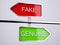 Fake VS Genuine Signs