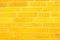 Fake yellow brick wall siding