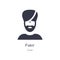 fakir icon. isolated fakir icon vector illustration from user collection. editable sing symbol can be use for web site and mobile