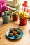 Falafel Balls Served on a Plate