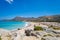 Falasarna beach, one of the most famous beaches of Crete