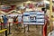 Falcon Heights, Minnesota - August 30, 2021: Inside the Dairy Barn, view of the menu at the Minnesota State Fair