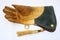 Falconry glove.