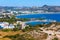 Faliraki beach aerial view, Rhodes