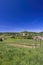 Falkenstein ruins and town with vineyard, Lower Austria, Austria