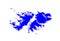 Falkland Islands, map silhouette.