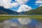 Falkner Lake located in the Nahuel Huapi National Park, province of Neuquen, Argentina