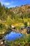 Fall Blue Green Colors Reflection Wenatchee River Washington