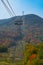 Fall color around Jay Peak tourist site