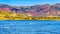 Fall Colors on the hills surrounding Deer Creek Reservoir near Provo