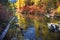 Fall Colors Rocks Wenatchee River Washington
