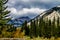 Fall colours abound around Marsh loop. Banff National Park Alberta Canada