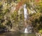 Fall colours in Minoo Forested Park and Waterfall, a spacious natural recreation area in Osaka, Japan