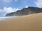 Fall Day with Rainbows at Polihale Beach on Kauai Island in Hawaii.