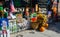 Fall display in front of a store ready to sale.