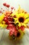 Fall festive floral arrangement, new england fall