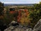 Fall Foliage As Seen From Top of Cliff