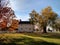 Fall foliage at Shaker Village at Pleasant Hill, Kentucky