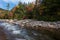 Fall Foliage and Stream in White Mountains National Forest