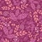 Fall garden seamless pattern background