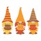 Fall Gnomes vector, Pumpkin Gnomes vector Illustration