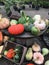 Fall gourds on display