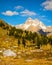 Fall Larch Mountain Landscape