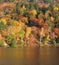 A fall morning at George Lake