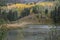 Fall Mountain Landscape of Aspen Groves