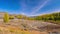 Fall in Mountains. Landscape panorama.