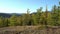 Fall in Mountains. Landscape panorama.