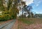 Fall at new housing district in the Netherlands