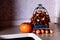 Fall pumpkin decoration kitchen