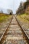 Fall, rails, cross ties, columns, wires