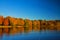 The Fall Reflection on the Lake