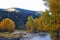Fall on Rock Creek, Montana with Fly Fisherman