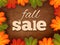 Fall Sale Sign